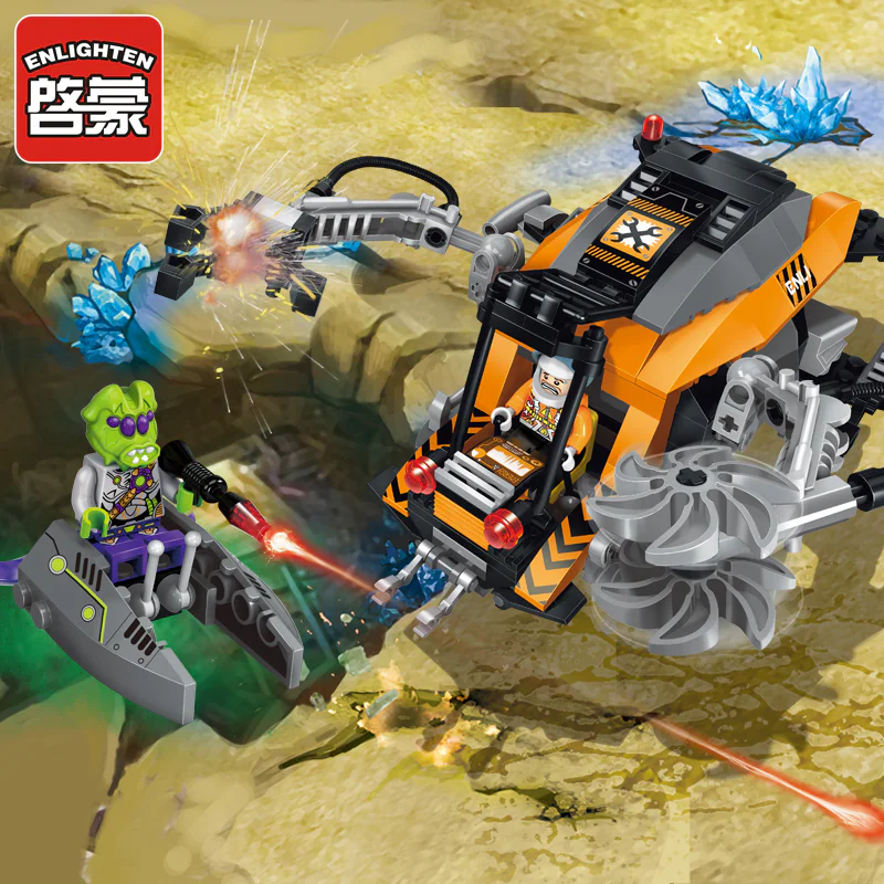 Interstellar adventure: mining ship attack 启蒙 QMAN/ENLIGHTEN/Keeppley 1609 image 1