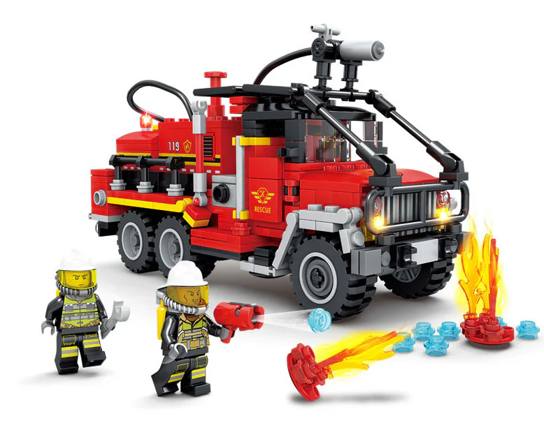Water and fire trucks 开智 KAZI/高博乐 GBL KY80541