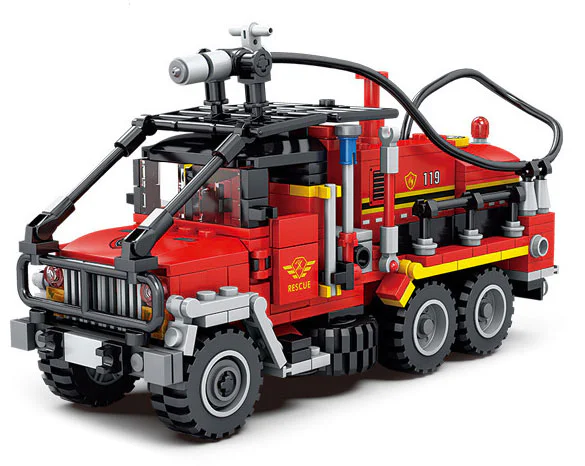 Water and fire trucks 开智 KAZI/高博乐 GBL KY80541 image 2