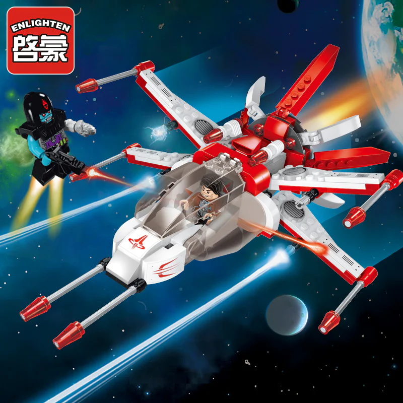 Interstellar Adventure: Falcon Attacker 启蒙 QMAN/ENLIGHTEN/Keeppley 1610 image 1