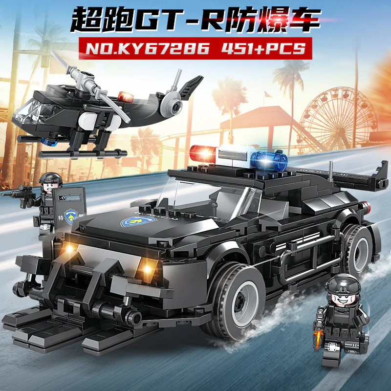 SWAT FORCE: SUPER-DRIVE GT-R 开智 KAZI/高博乐 GBL KY67286 image 1