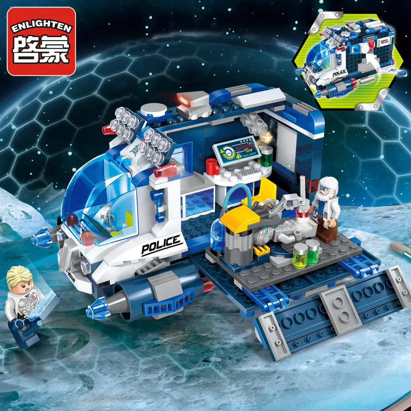 Star Adventure: Star Repair Vehicle 启蒙 QMAN/ENLIGHTEN/Keeppley 1612 image 1
