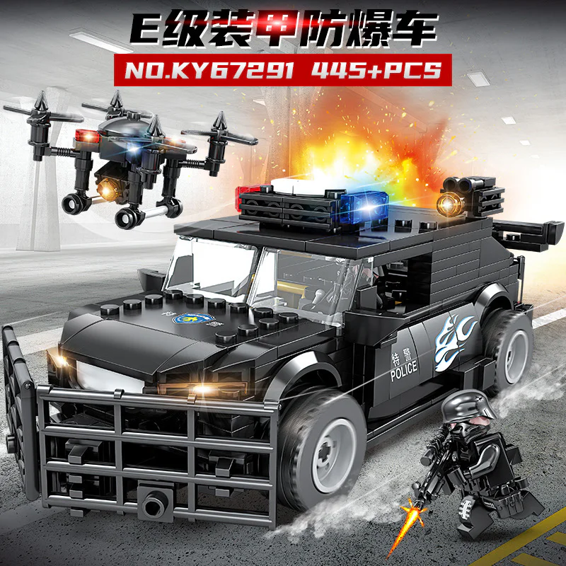 SPECIAL POLICE FORCE: E ARMOURED EXPLOSIVE VEHICLE 开智 KAZI/高博乐 GBL KY67291