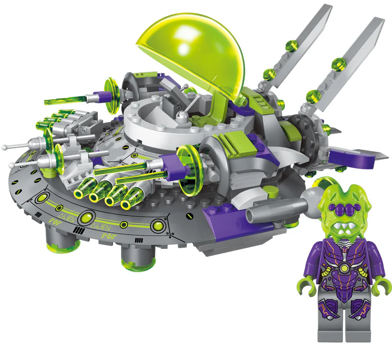 Interstellar Adventure: Interception of alien cruisers 启蒙 QMAN/ENLIGHTEN/Keeppley 1611 image 2