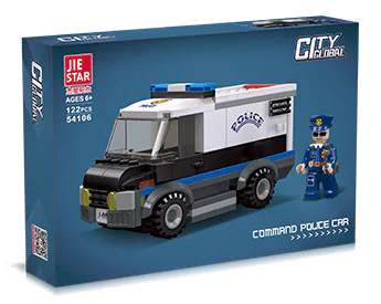 Global cities: police vehicles 杰星 JIESTAR 54106 image 1