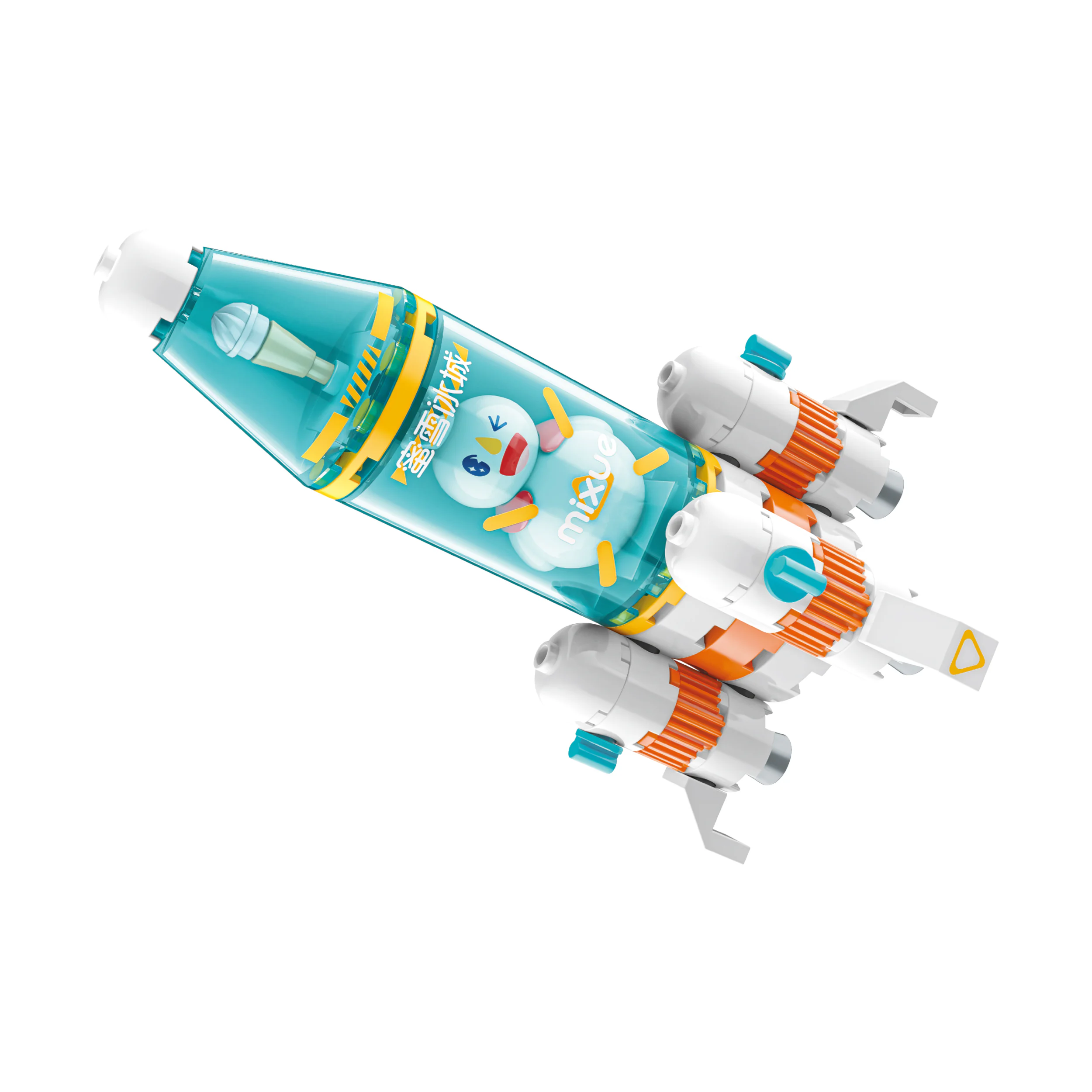 Snow King Space: Superb Rocket 佳奇积木 JAKI XWZB-23014 image 3