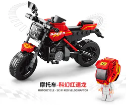 Sci-fi Red Speed Dragon