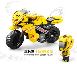 Sci-fi Gold Dragon