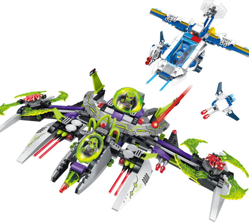 Interstellar Adventure: Hunting for alien commanders 启蒙 QMAN/ENLIGHTEN/Keeppley 1617