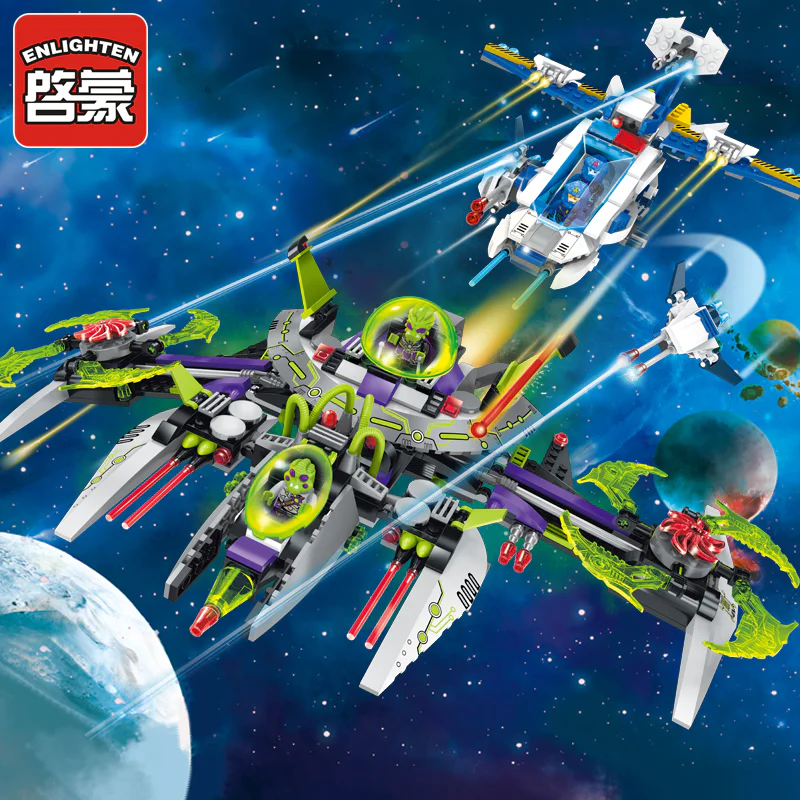 Interstellar Adventure: Hunting for alien commanders 启蒙 QMAN/ENLIGHTEN/Keeppley 1617 image 1