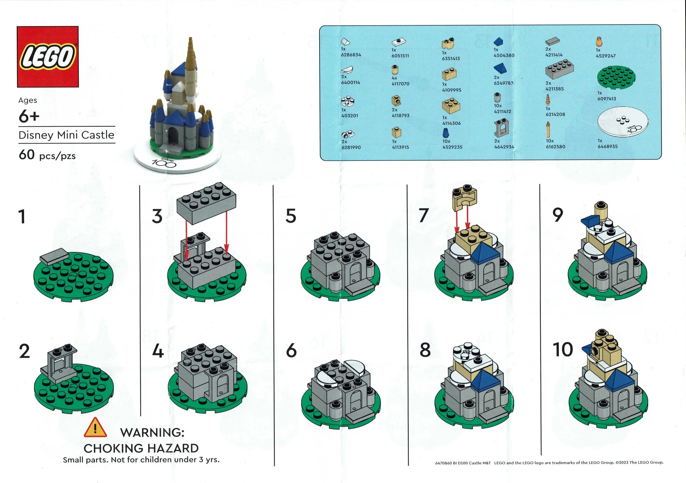 Mini Disney Castle LEGO 6470860 image 1