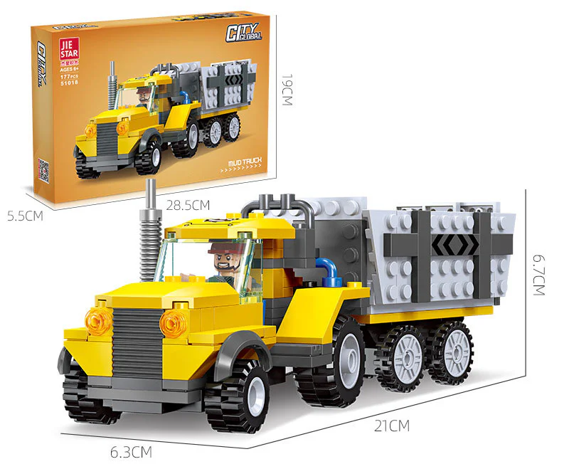 Global cities: dirt carts 杰星 JIESTAR 51018 image 1