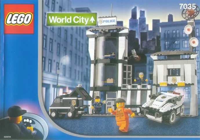 World Cities: Police Department 乐高 LEGO 7035 image 1