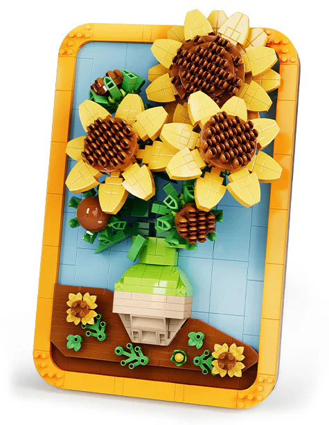 World painting: Sunflower 魔域积木 MOYUBLOCK MY97110