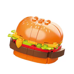 Food refrigerator sticker: Fat home burger
