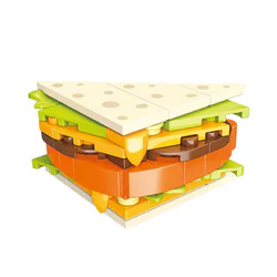 Food refrigerator sticker: Honey sandwich