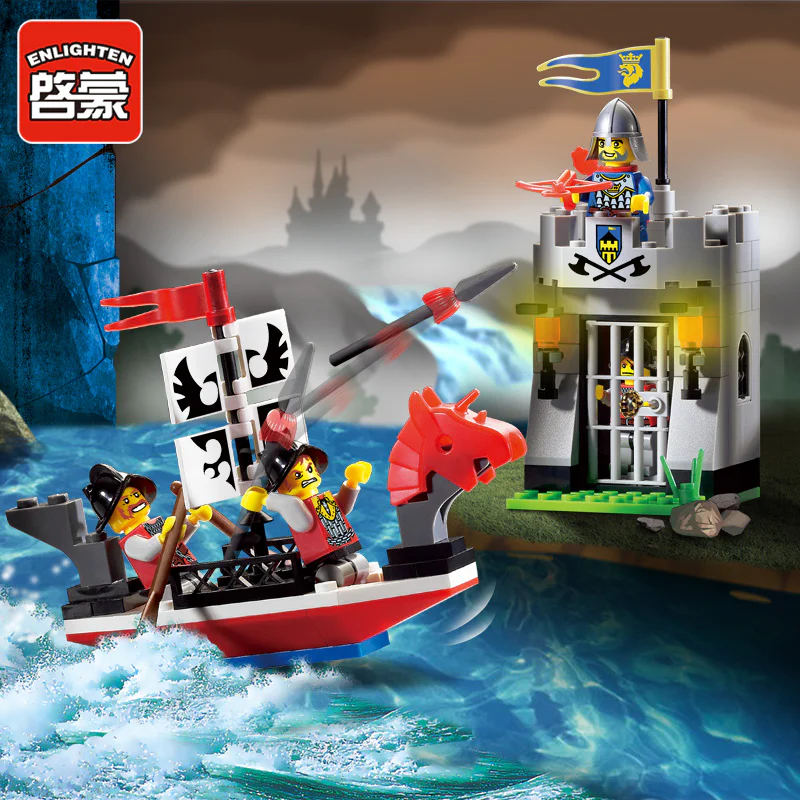 Castle: Prison robbery 启蒙 QMAN/ENLIGHTEN/Keeppley 1017 image 1