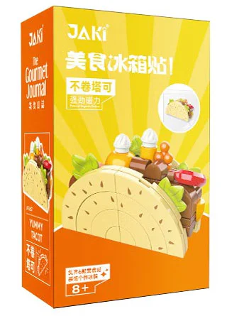 Food refrigerator sticker: No tacos 佳奇积木 JAKI JK5657 image 1