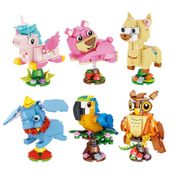 An animal rocking, six, horny horses, pink bears, dumb elephants, grass-camels, mackerel, night eagles