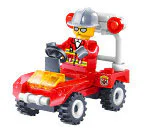 Emergency fire truck