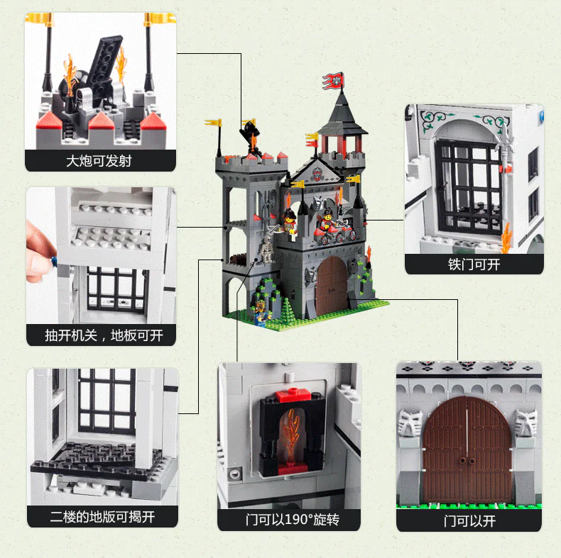 Castle: Eagle Castle 启蒙 QMAN/ENLIGHTEN/Keeppley 1021 image 3