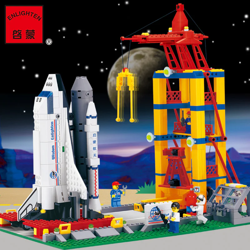 China National Space Administration Launch Station Spacecraft Launch Base 启蒙 QMAN/ENLIGHTEN/Keeppley 515 image 2