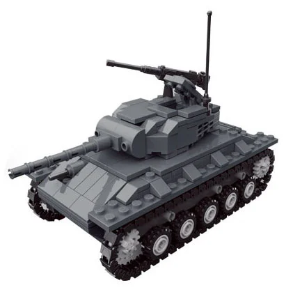CLASSIC WORLD WAR II: M24 LIGHT TANK 杰星 JIESTAR 23054 image 1