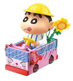 New crayon: Little new mini-school bus