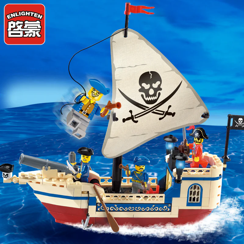 Piracy: the ship Myeongju 启蒙 QMAN/ENLIGHTEN/Keeppley 304 image 1