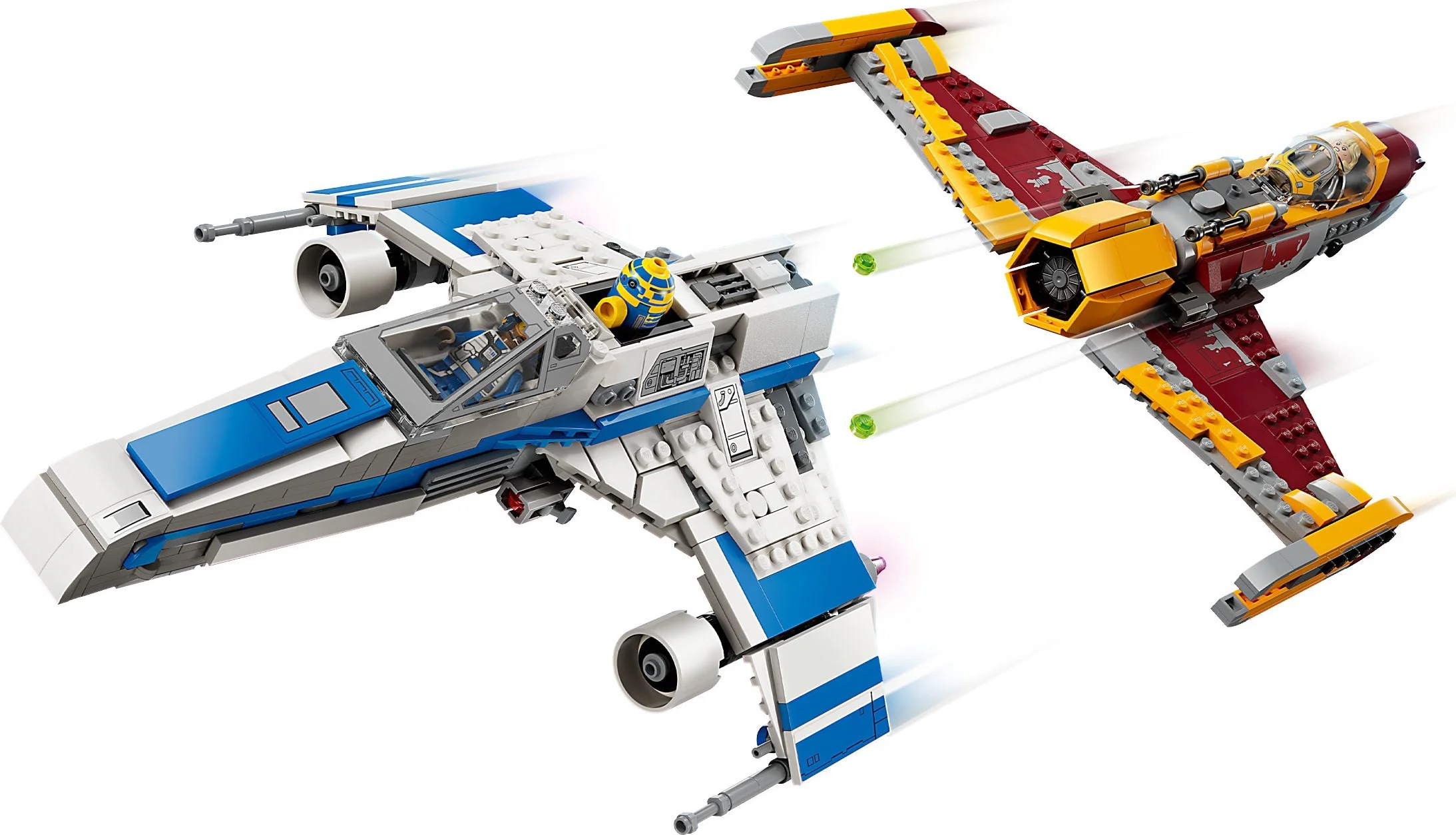 NEW REPUBLIC E-WINGS STAR FIGHTER SHIN HATTI 乐高 LEGO 75364 image 3