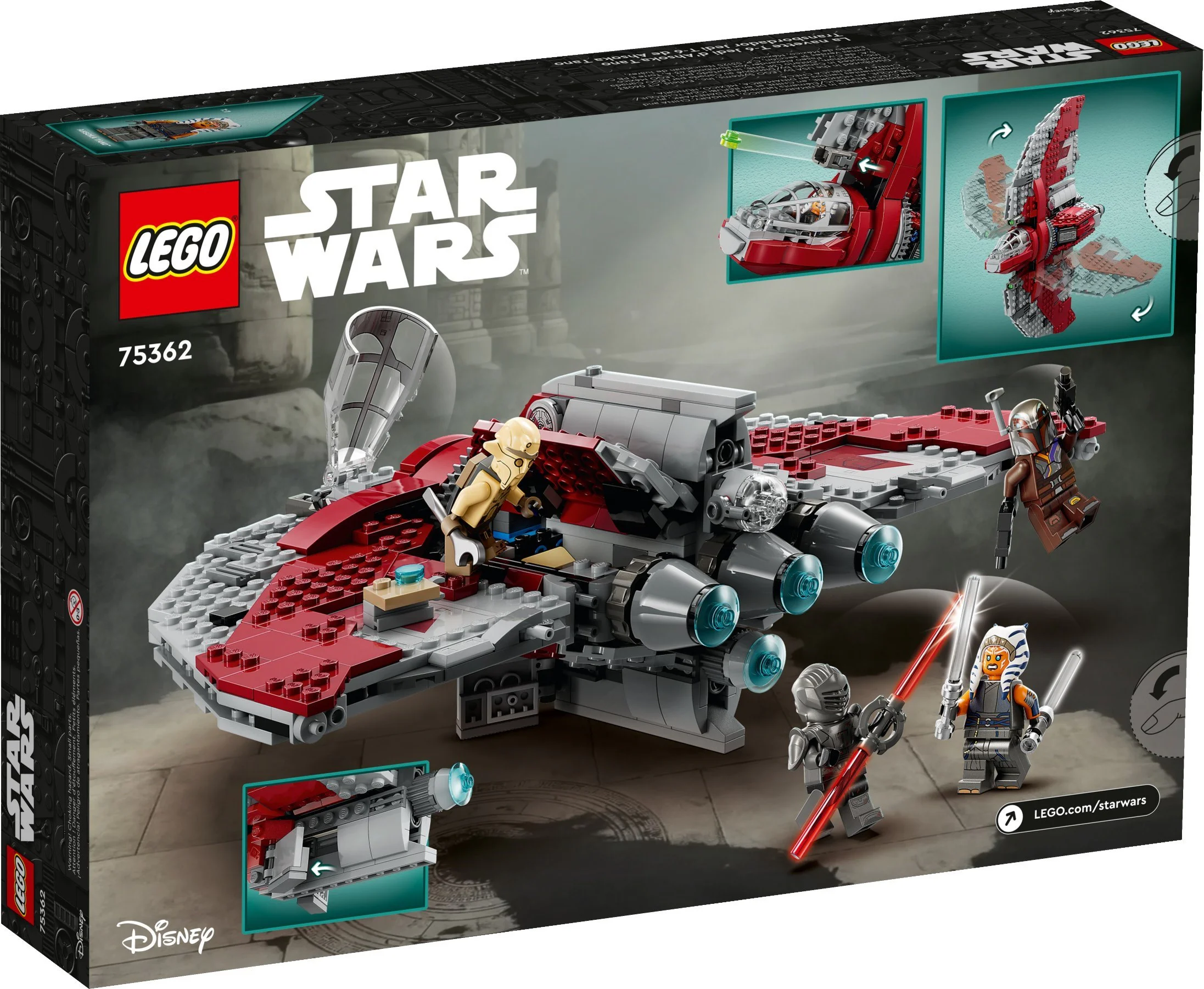 ASOKA TANOH'S T-6 JEDI SHUTTLE 乐高 LEGO 75362 image 5