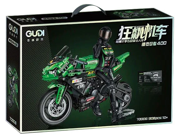 Motorcycle: Night Ninja 400 古迪 GUDI 70006 image 2