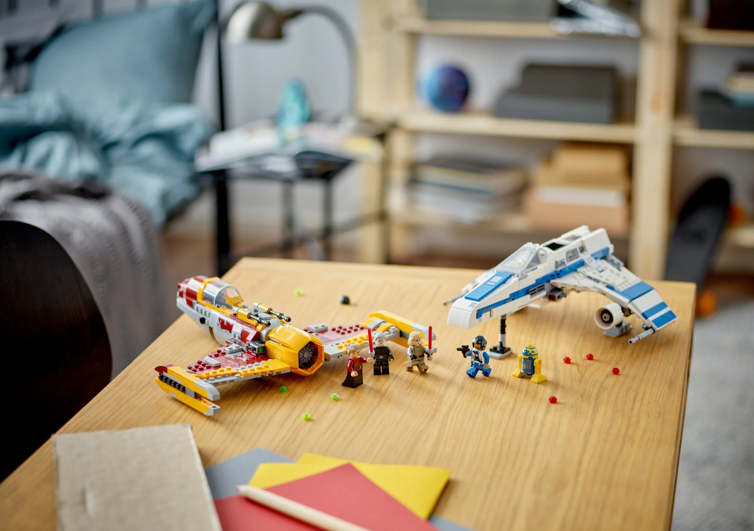 NEW REPUBLIC E-WINGS STAR FIGHTER SHIN HATTI 乐高 LEGO 75364 image 5