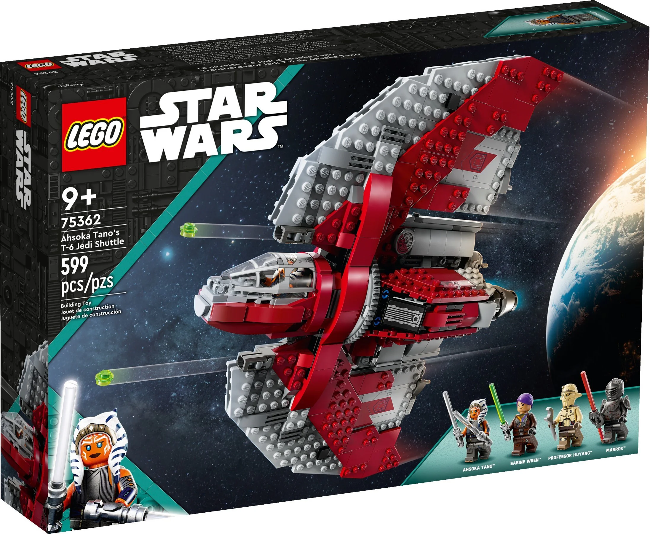 ASOKA TANOH'S T-6 JEDI SHUTTLE 乐高 LEGO 75362 image 9