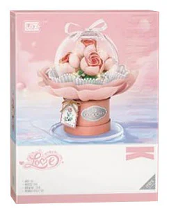 Waveball bouquet: pink romance