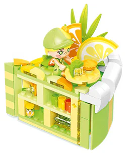 Sweet Planet: Lemon Orange Juice House. Sweet cake house
