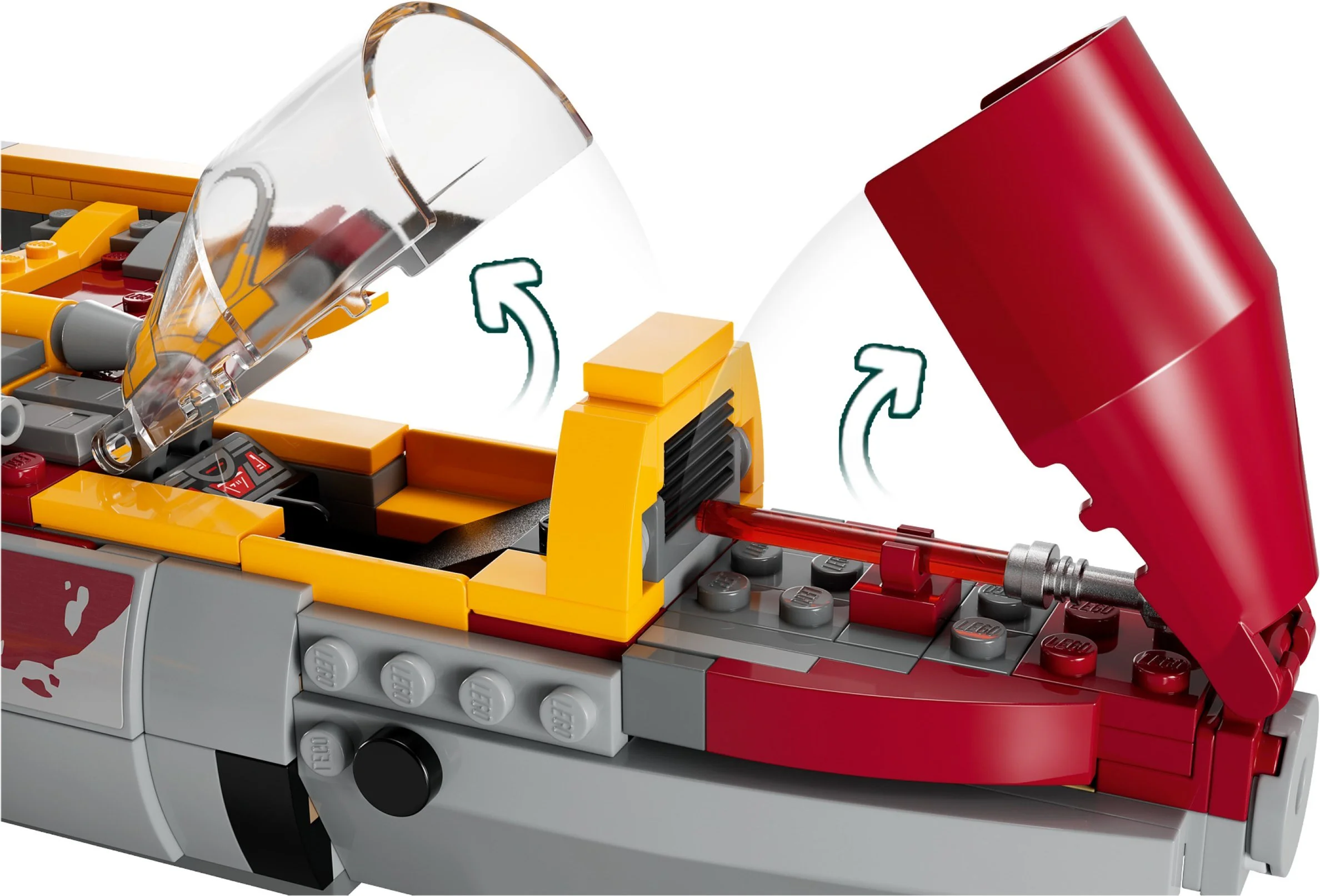 NEW REPUBLIC E-WINGS STAR FIGHTER SHIN HATTI 乐高 LEGO 75364 image 13