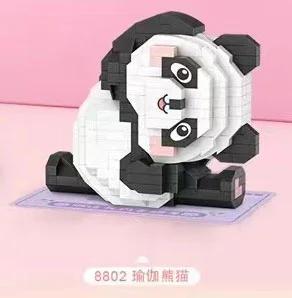 Lovers: Yoga Panda 俐智LOZ 8802