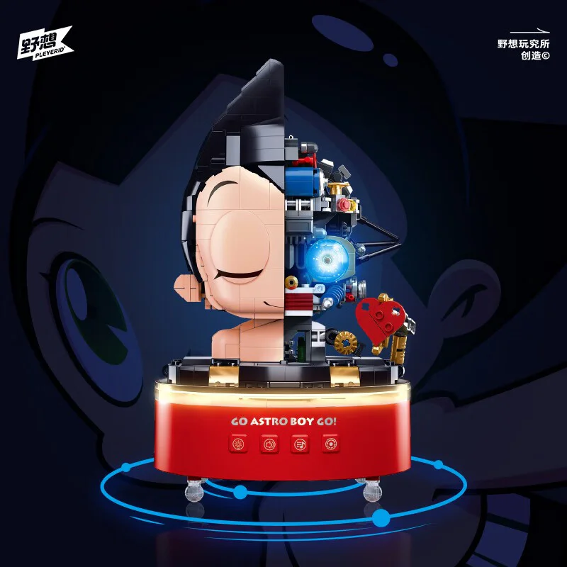 Iron arm, little hero of the Earth, a boywood music box 小鲁班 Sluban M38-P8008 image 2