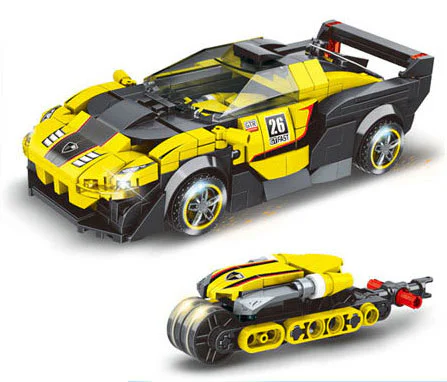 The builder ejection, yellow 明迪 minGDi/磊宝 LEIBAO 10132