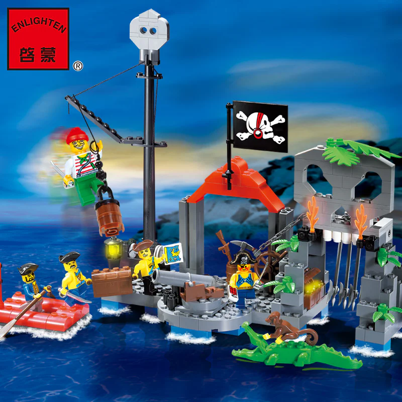 Pirate: Skull House 启蒙 QMAN/ENLIGHTEN/Keeppley 309 image 1