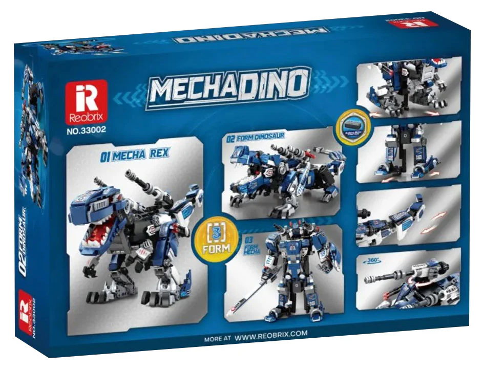 Triple robot dinosaurs 臻砖科技 Reobrix 33002 image 2