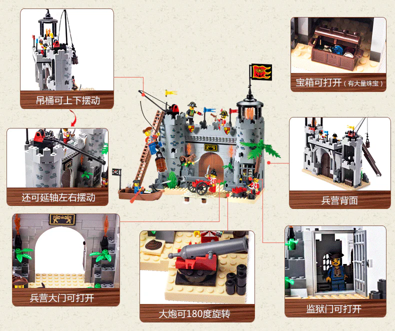 Pirate: Barracks 启蒙 QMAN/ENLIGHTEN/Keeppley 310 image 4