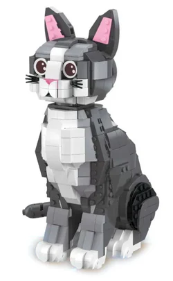 The cat's coming. Gray