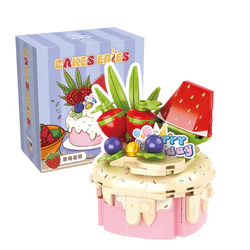 Cake making: Strawberry cake