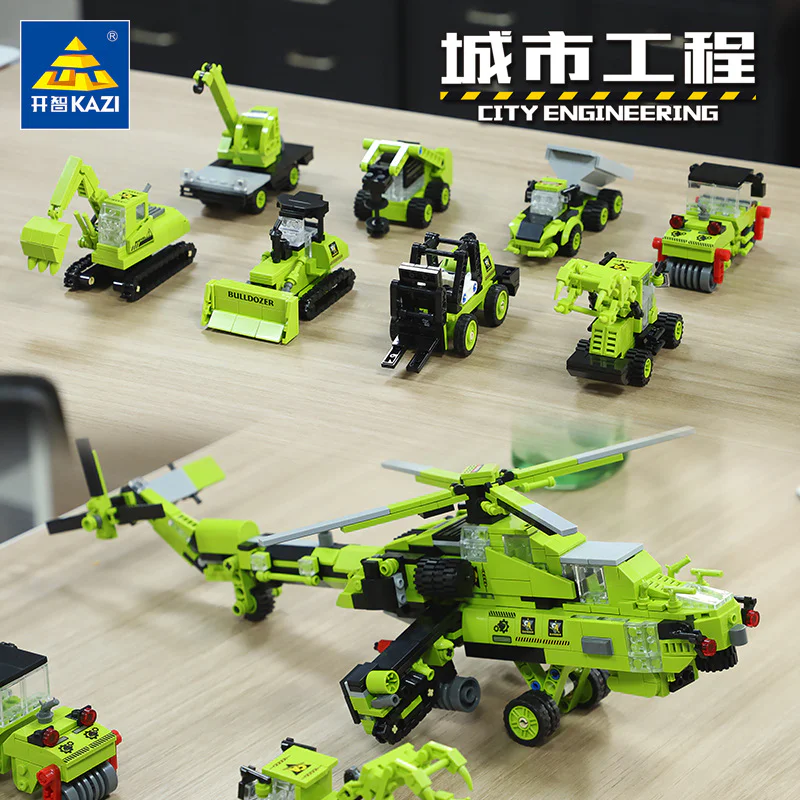 Urban engineering: Mi-28 helicopter gunships 开智 KAZI/高博乐 GBL KY80464 image 5