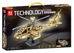 Scientific and technical military model: Apache helicopter gunships