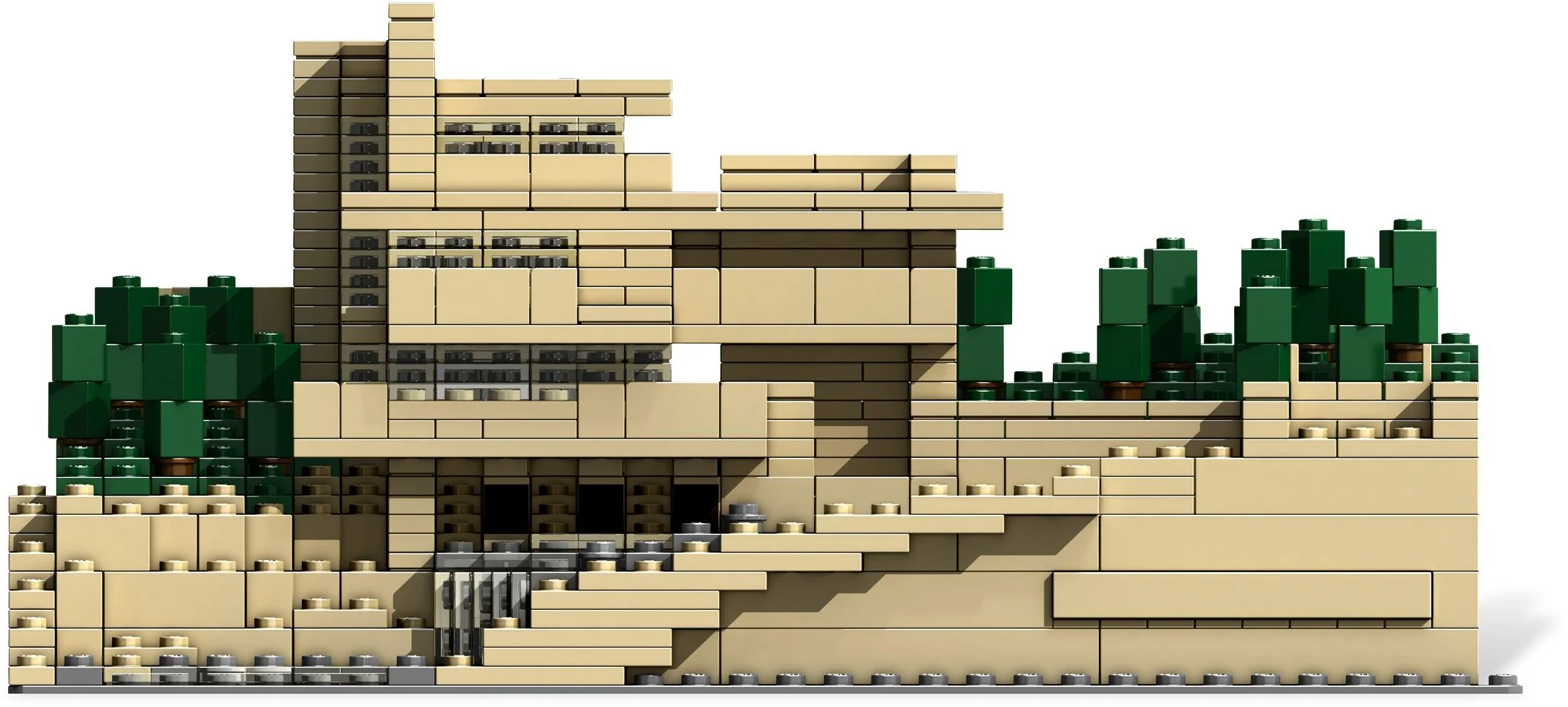 Landmark architecture: Downwater Hills 乐高 LEGO 21005 image 1
