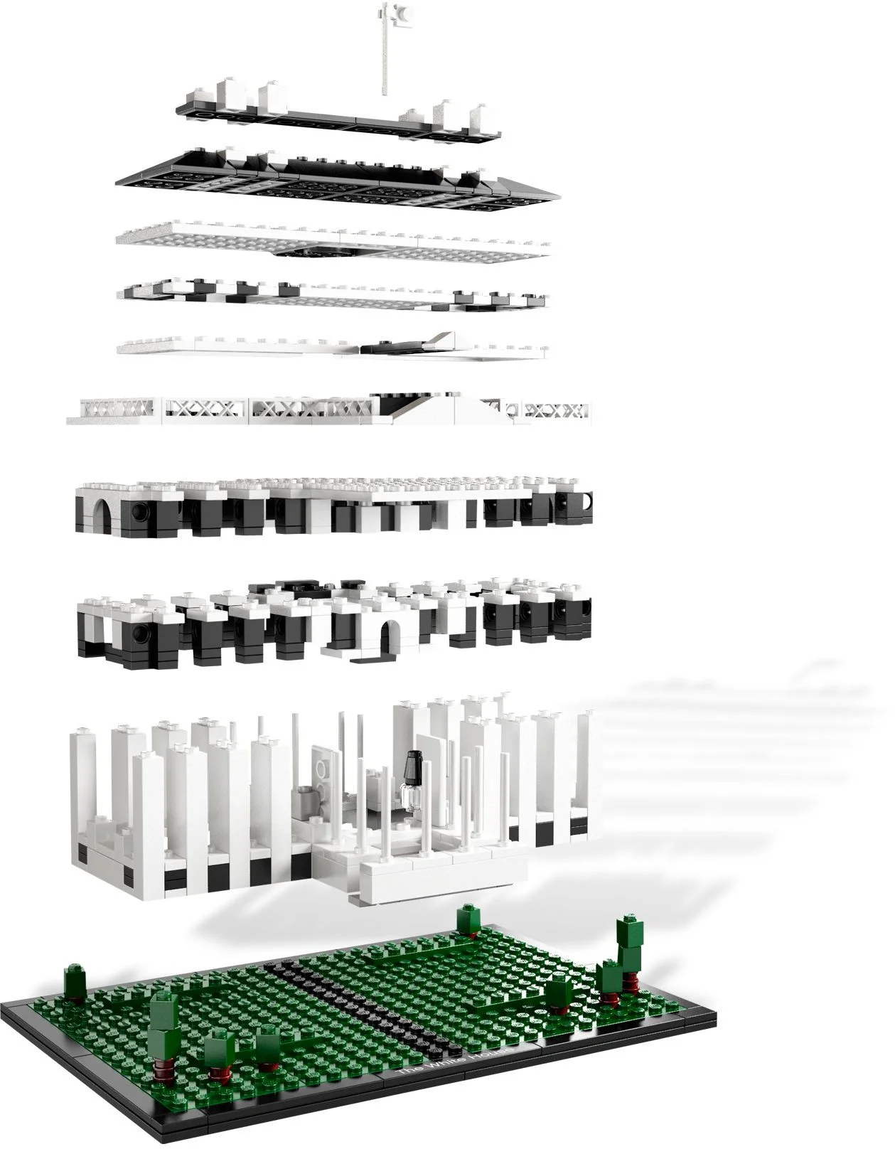 Landmark architecture: White House 乐高 LEGO 21006 image 3