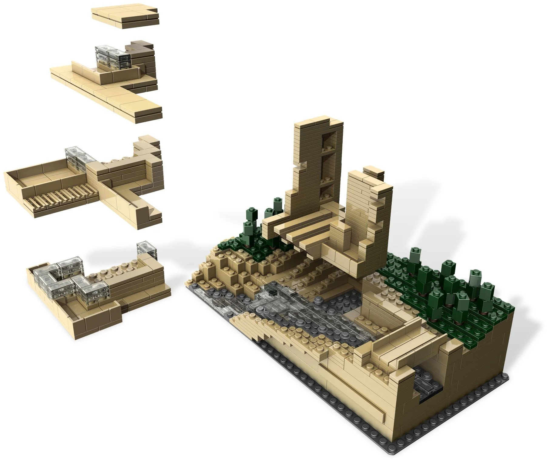 Landmark architecture: Downwater Hills 乐高 LEGO 21005 image 3